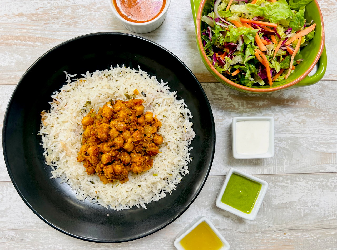 Chana Masala Bowl Boxed Lunch by Chef Anubha Singh - White Center