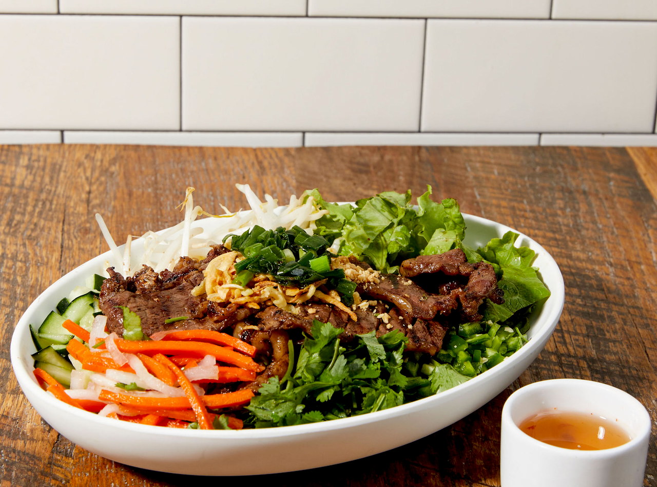 BYO Lemongrass Beef Vermicelli Bowl by Chef Paul Nguyen