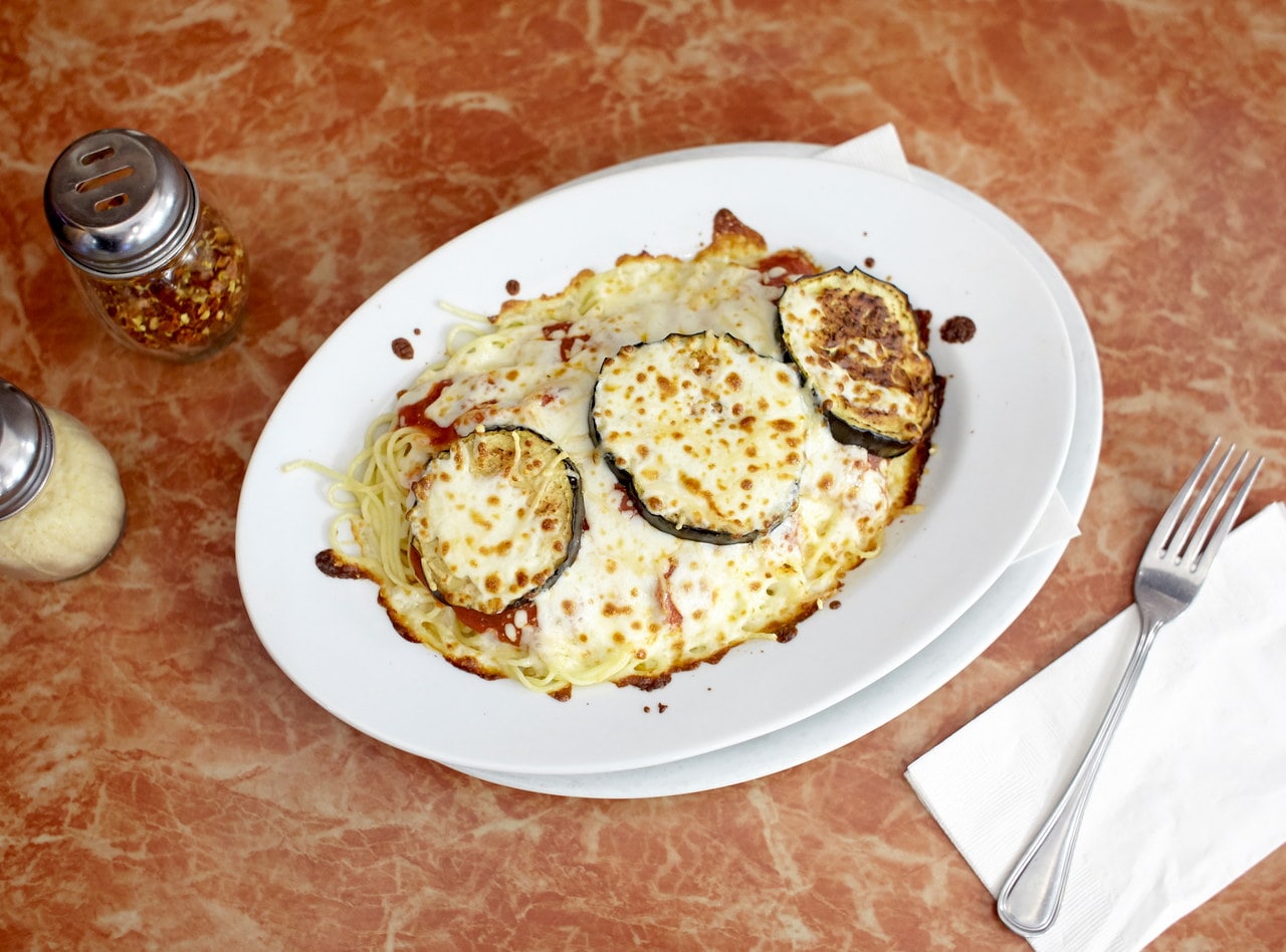 Gluten Free Eggplant Parmesan by Chef Amir Razzaghi