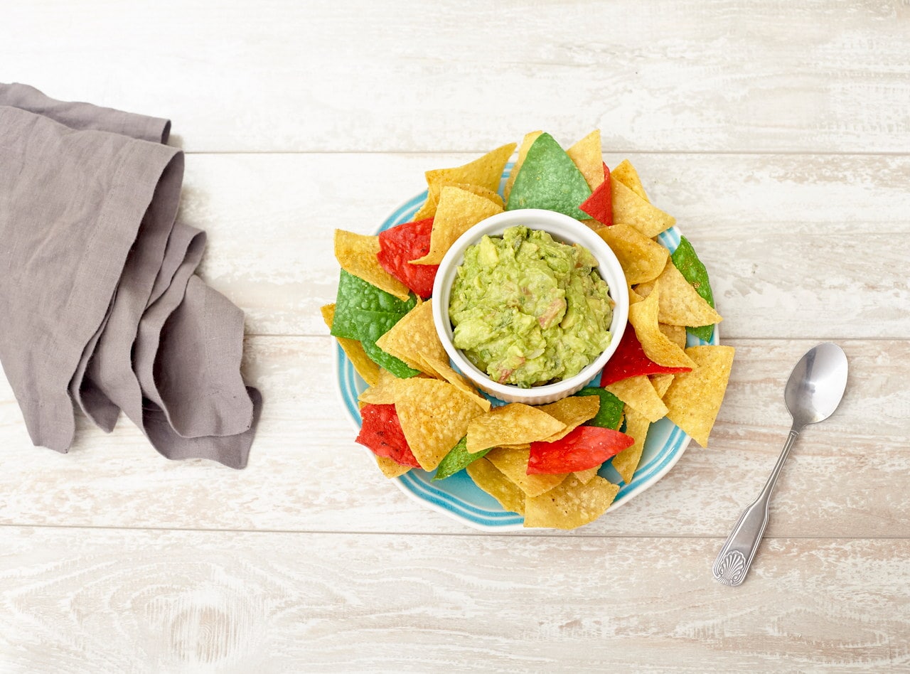 Guacamole and Tortilla Chips by Chef Frankie Morales