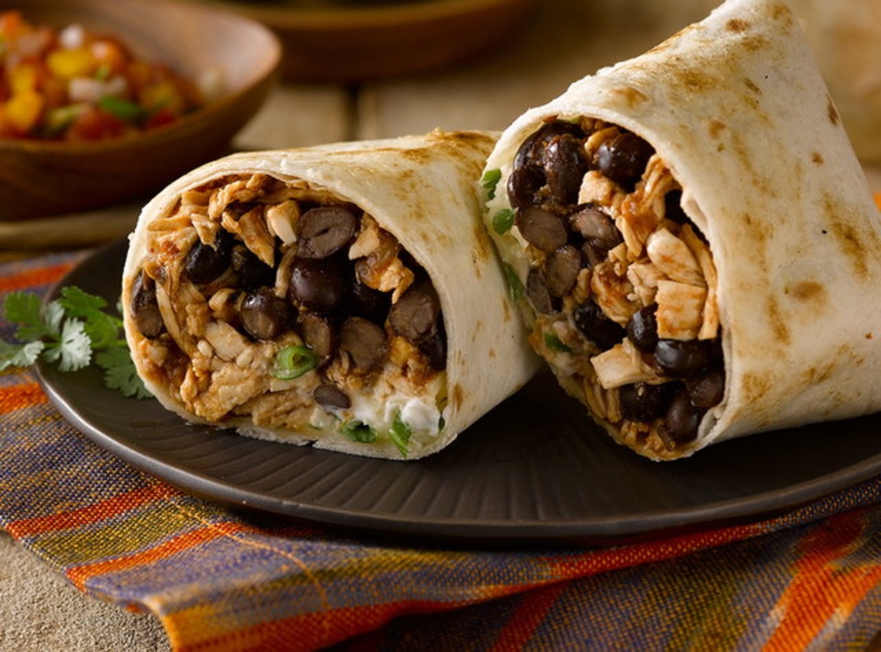 Roasted Vegetable Burrito and Chips Boxed Lunch by Chef Frankie Morales