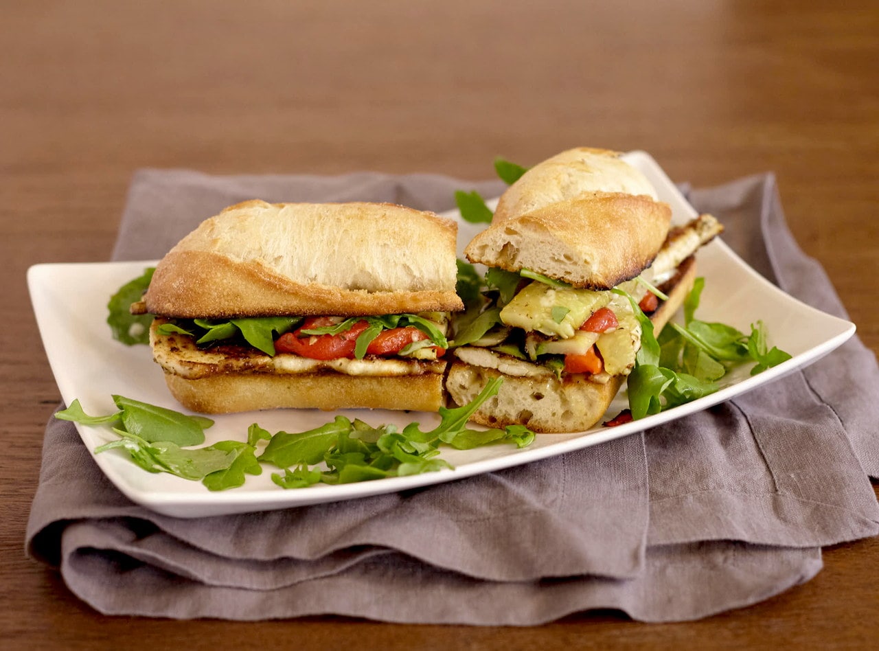 Chicken Pesto Baguette Boxed Lunch by Chef Lilly Gjekmarkaj