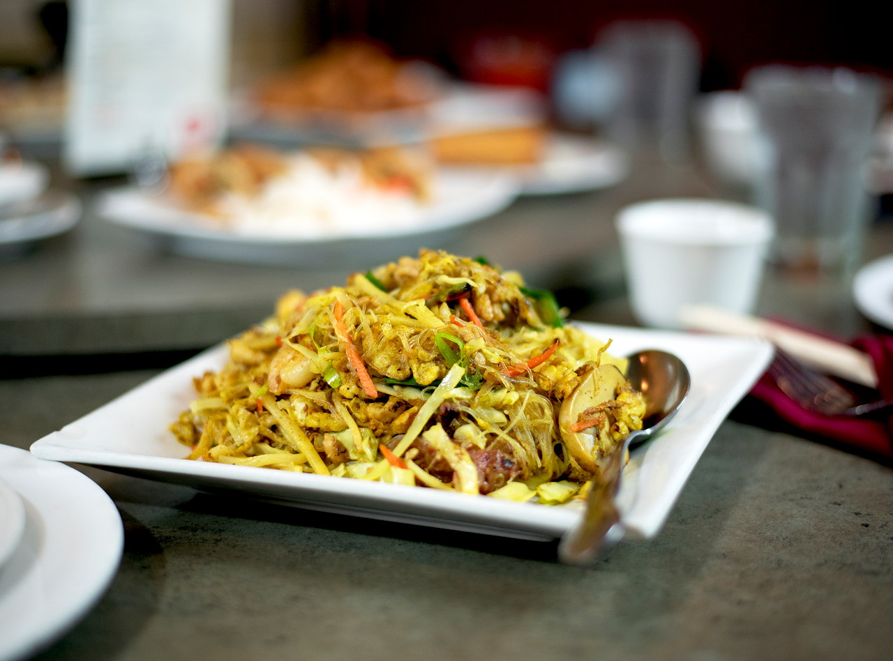 Vegan Singapore Rice Noodles by Uptown China