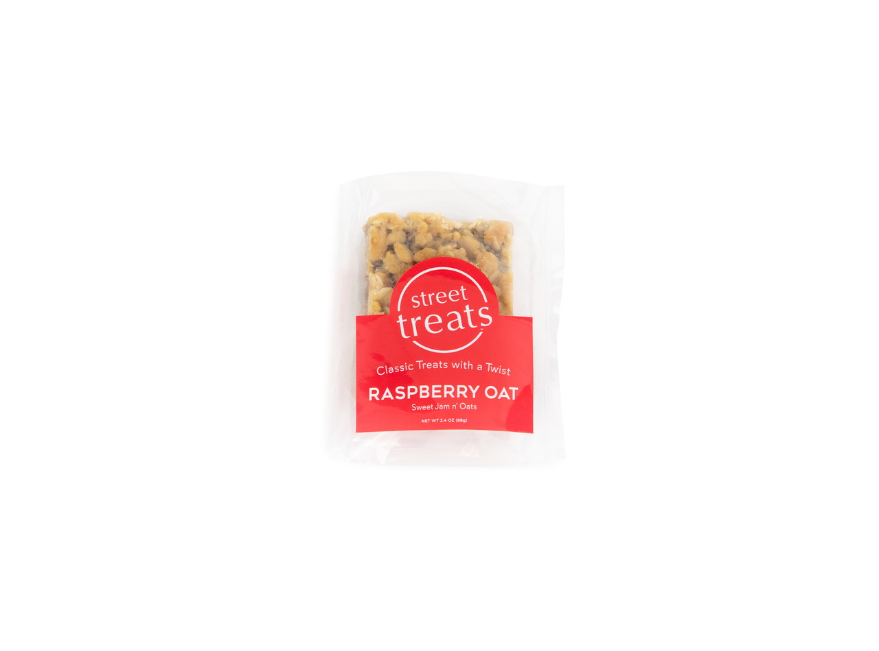 [deprecated] Individual Raspberry Oat Bar by Chef Diane Skwiercz