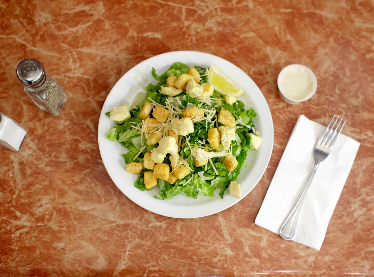Caesar Salad with Chicken by Chef Amir Razzaghi