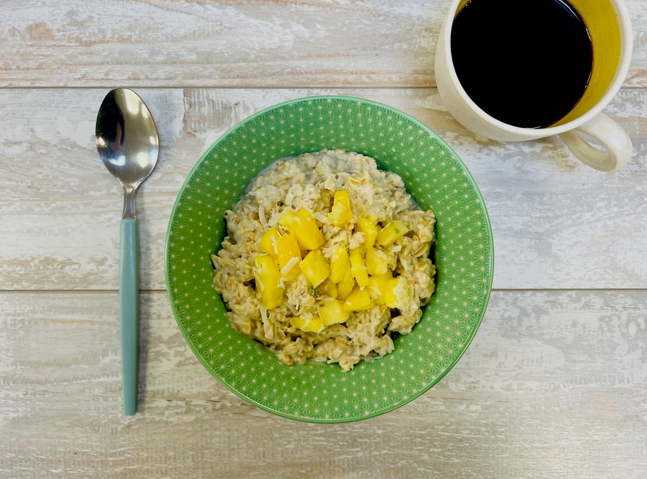 Tropical Overnight Oats by Ripe Catering