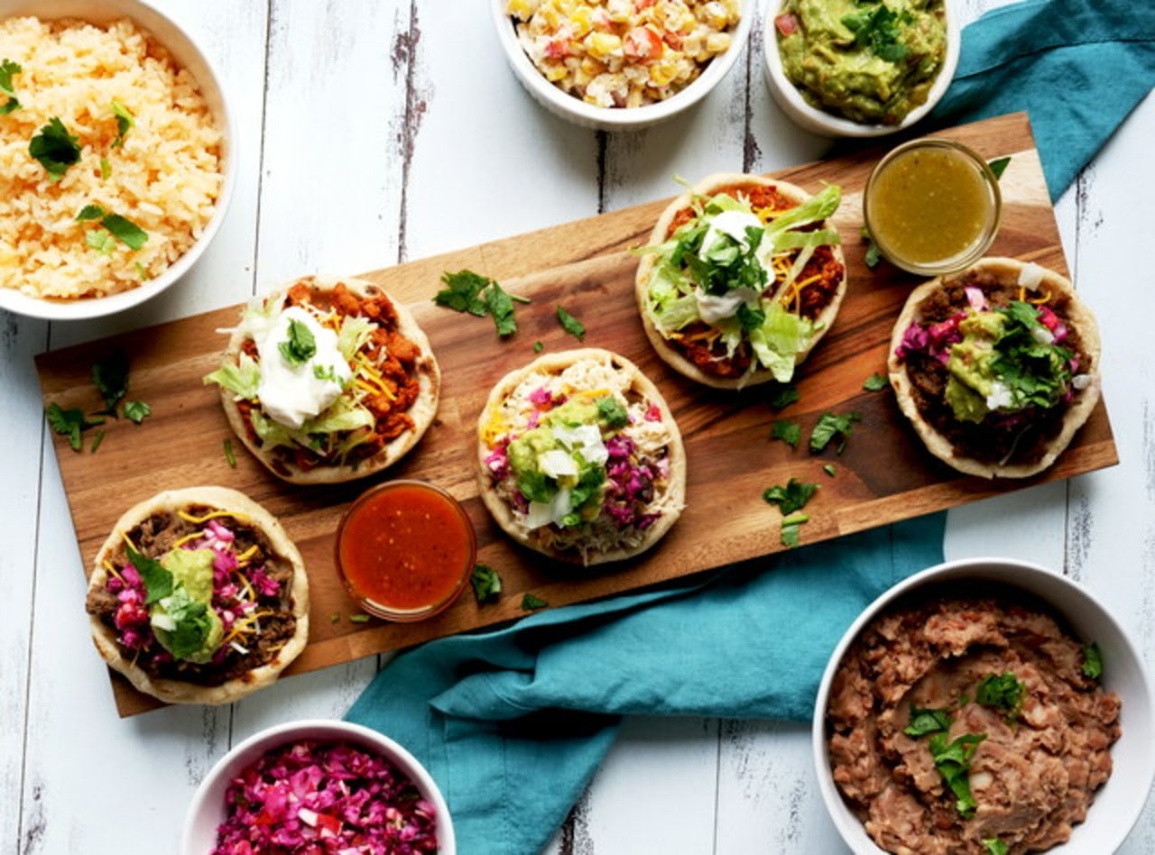 Vegan Jackfruit Sopes Boxed Lunch by Chef Leticia Gallegos