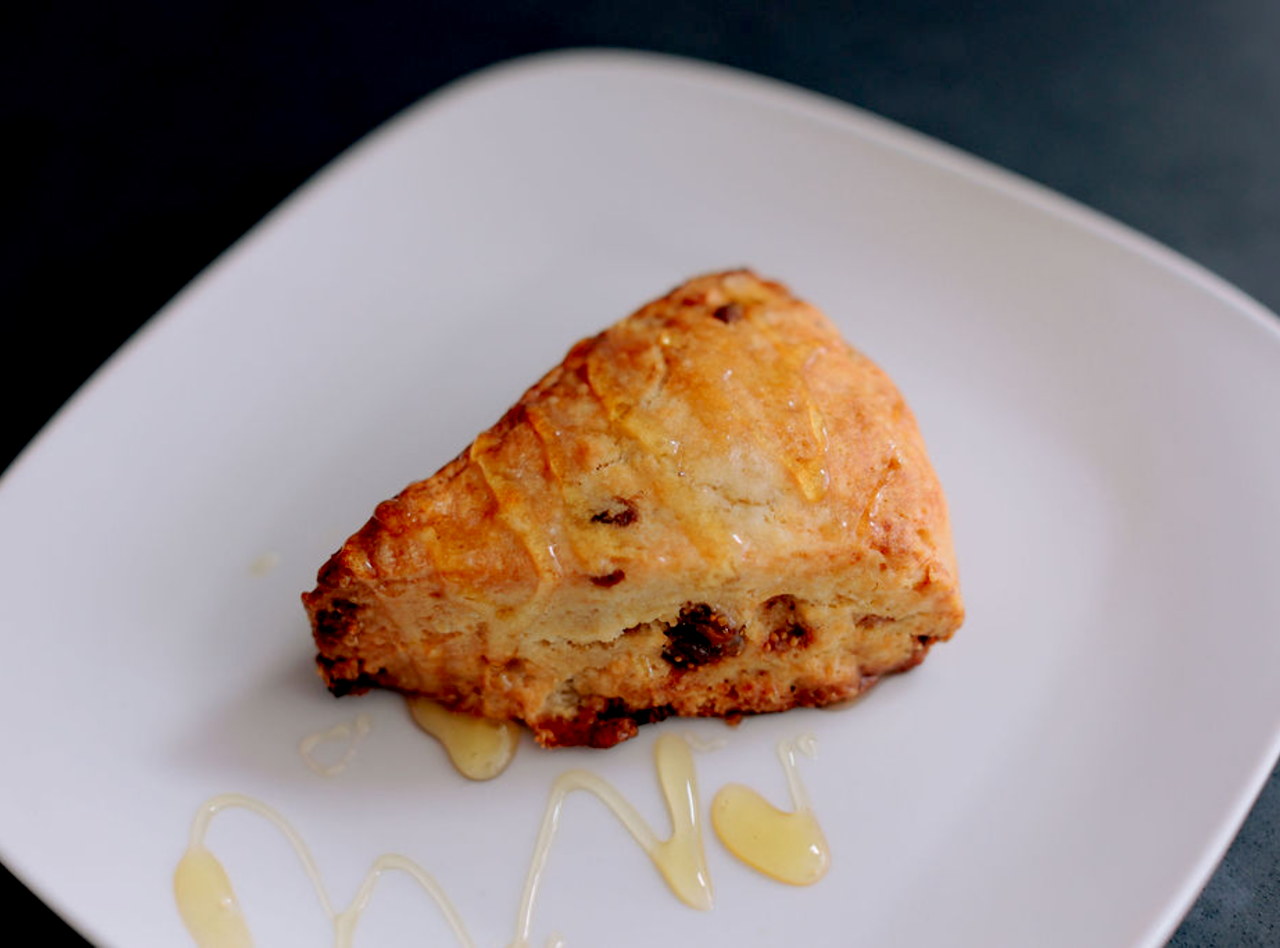 Chèvre and Fig Scone by Chef Elizabeth Hameed