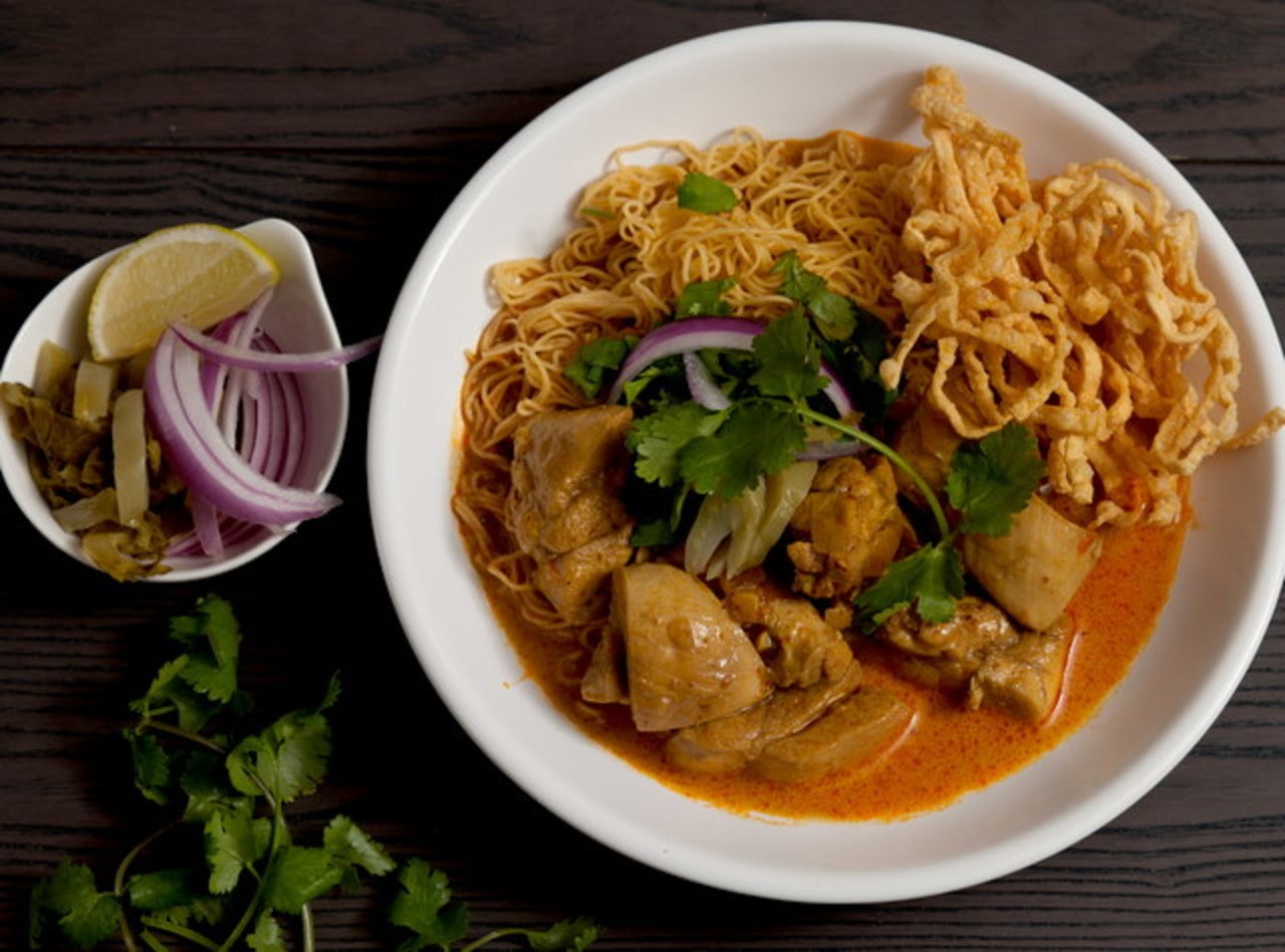 Gluten Free Khao Soi with Pork Boxed Lunch by Chef Tanya Jirapol
