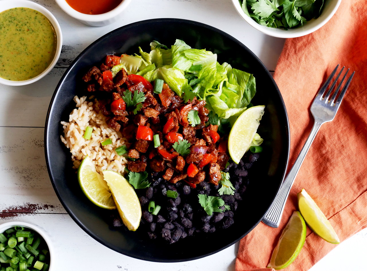 Caribbean Beef Bowl by Chef Mulu Abate