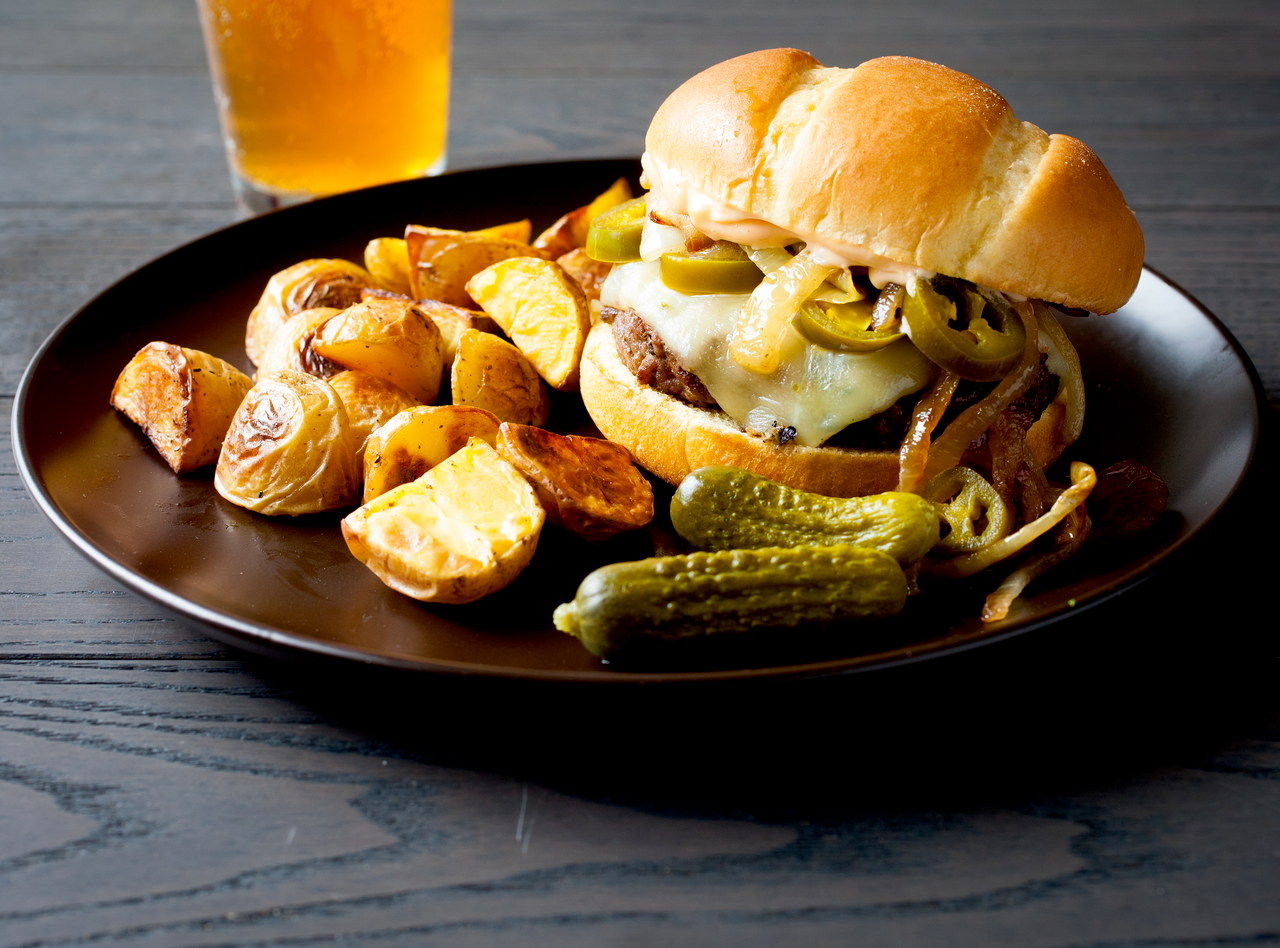 Southwest 1/3 Pound Veggie Burger by Chef Katie Cox