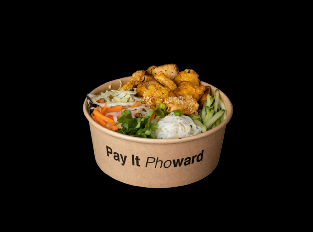Nut Free Tofu Vermicelli Bowl Boxed Lunch by Vinason Pho Kitchen - SODO