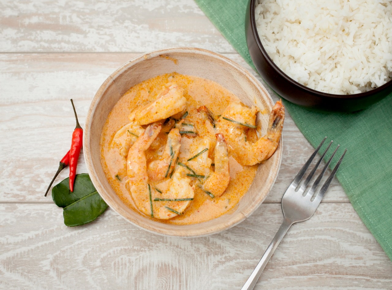 Panang Curry with Shrimp by Chef Tanya Jirapol