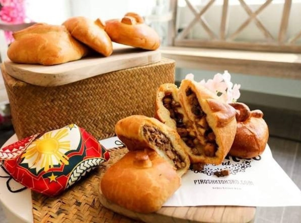 Pork Sisig Pinoyshki by Chef Aly Anderson