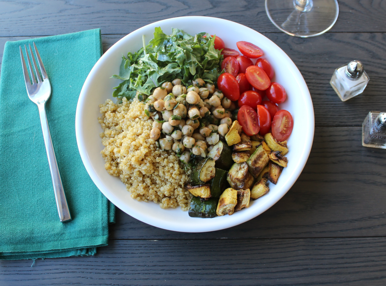 Mediterranean Chickpea Bowl by Chef Danny Rousso