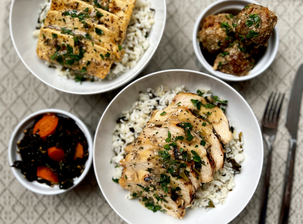 Dairy Free Lemon Pepper Chicken Plate by Chef Jesse & Ripe Catering Team