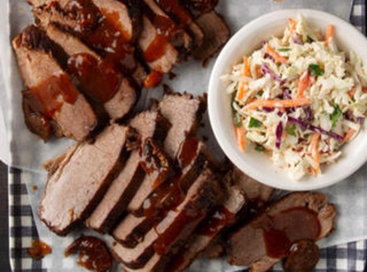 Mesquite-smoked Pulled Pork BBQ Plate by Chef Chris Burris