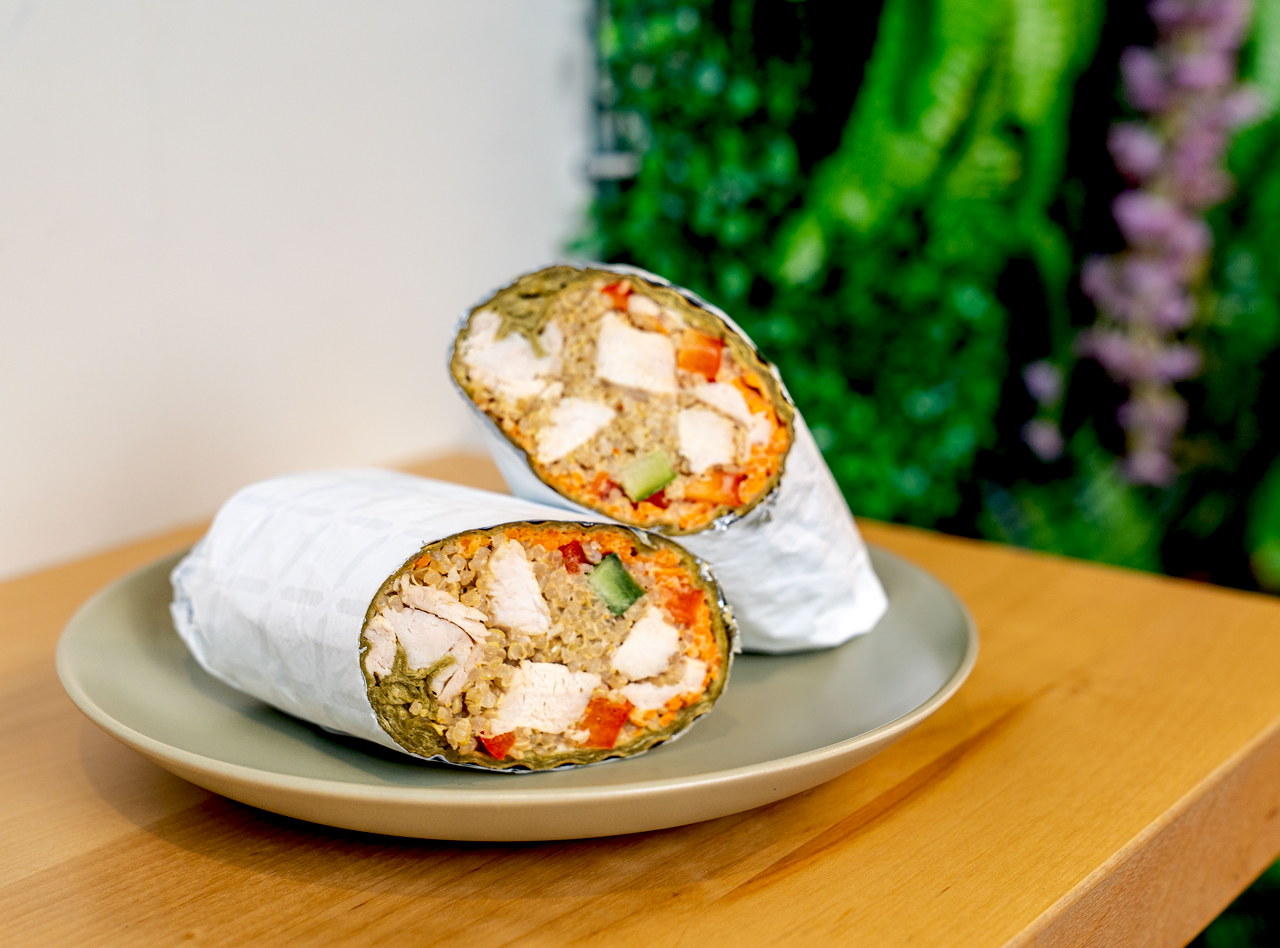 Bangkok Wrap with Chicken by Chef Pablo & Judith