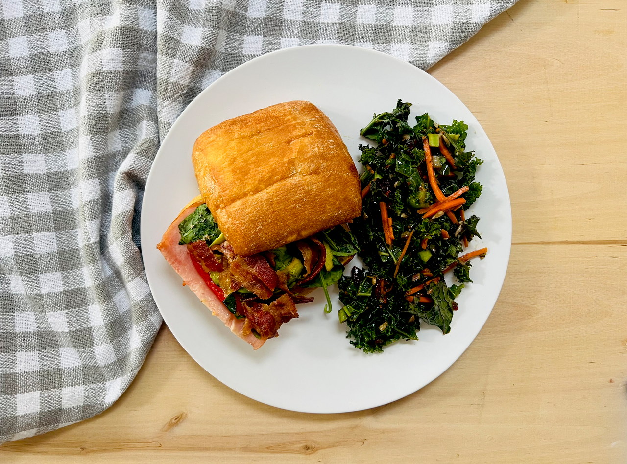 Turkey, Bacon & Avocado Sandwich by Chef Mulu Abate