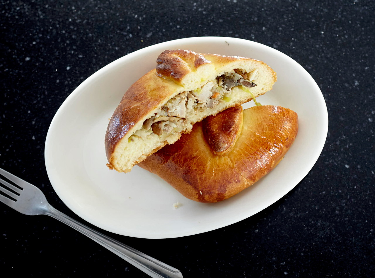 DEPRECATED Piroshki with Chicken, Cabbage and Mushrooms by Chef Aly Anderson