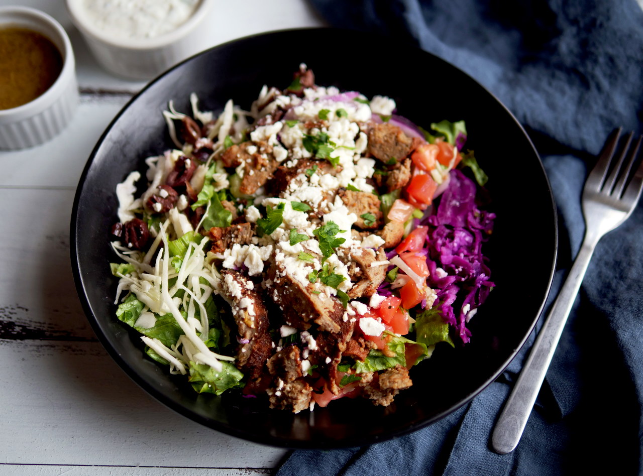 Lamb & Beef Gyro Salad Boxed Lunch by Chef Jood Elasmar