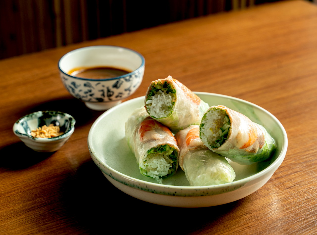 Shrimp and Pork Salad Roll by Chef Kevin Nguyen