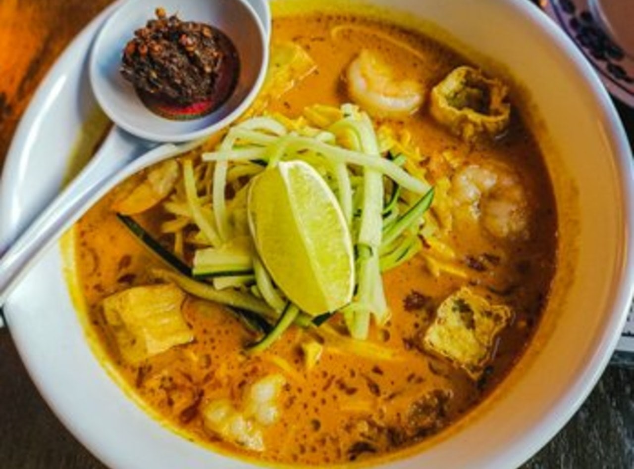 Chicken Laksa Lemak (Curry Noodle Soup) by Chefs Lucy and Mel