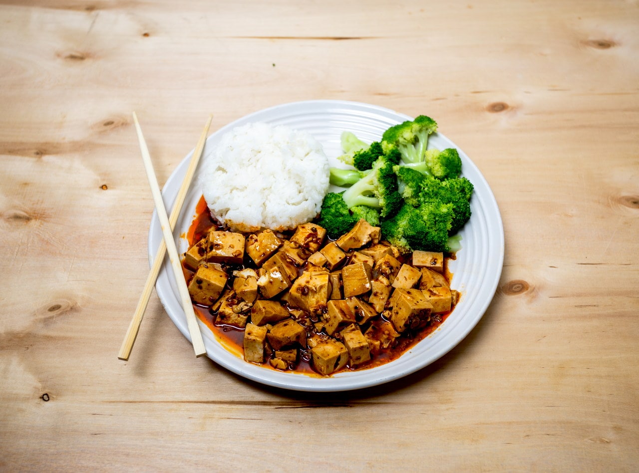 Vegan Mapo Tofu Combo by Chef Jack Zhang