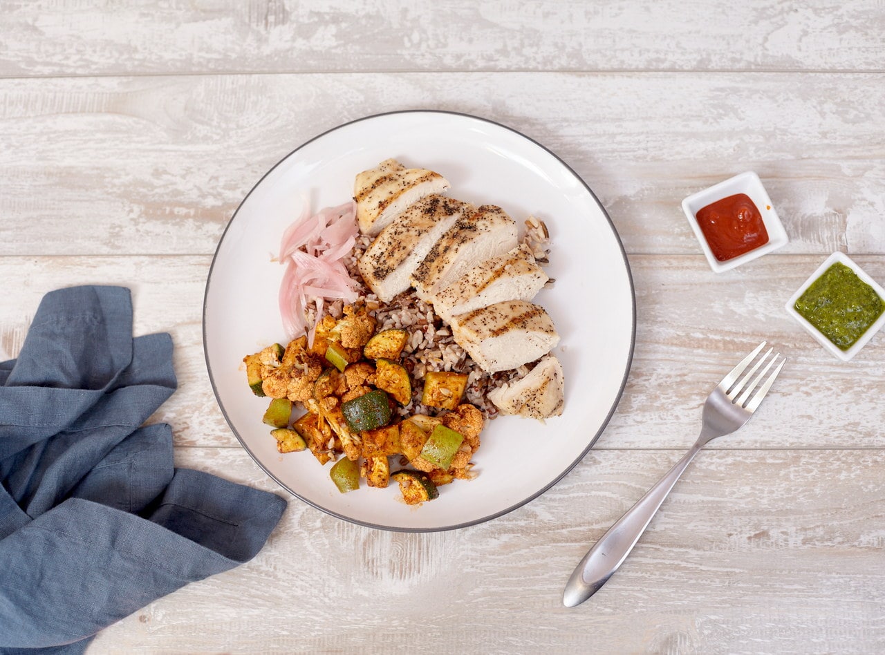 Chicken Breast with Sriracha-Chimichurri by Lish Chef