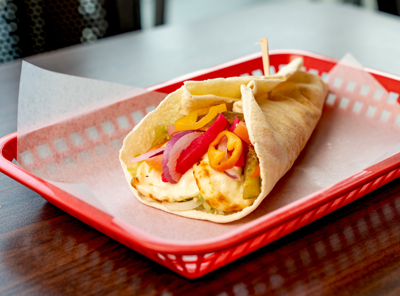 Halloumi Cheese Wrap by Chef Hisham Wattar