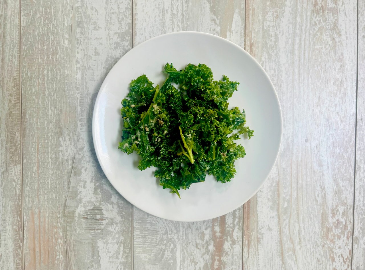 Tahini Kale Caesar Side Salad by Chef Andrea Ryan