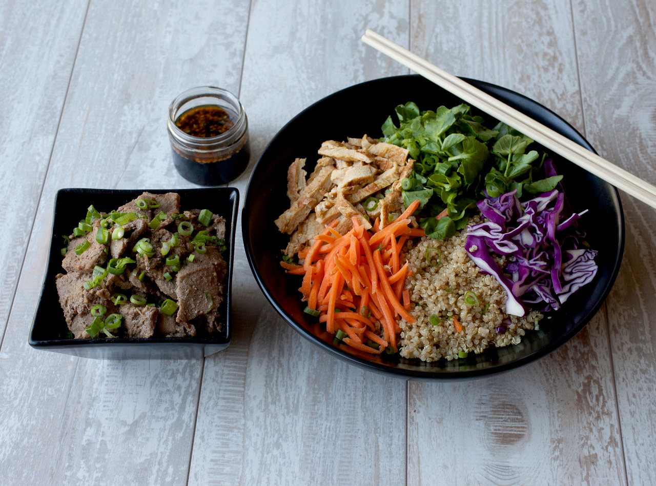 Bulgogi Beef and Quinoa Bowl by Chef Danny Rousso • Corporate Catering