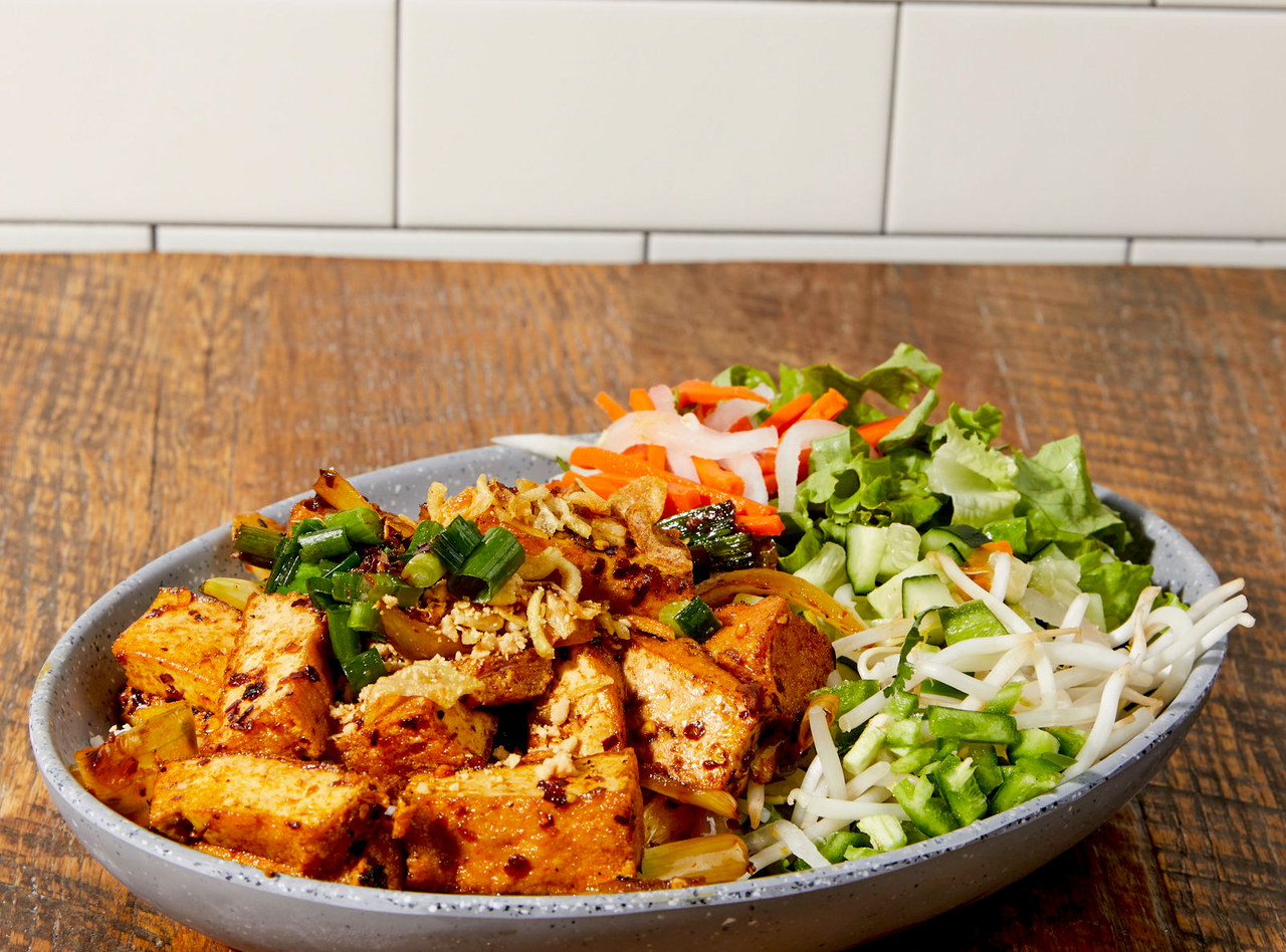 BYO Lemongrass Tofu Vermicelli Bowl by Chef Paul Nguyen