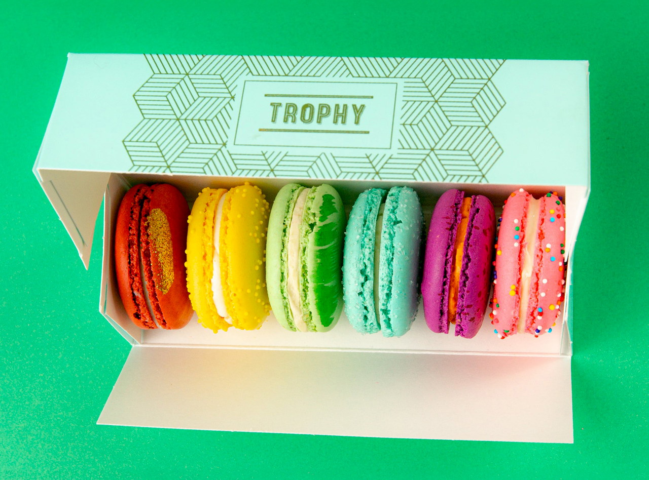 Rainbow Macarons (6 Pack) **06/01/25 - 06/30/25** by Jennifer Shea
