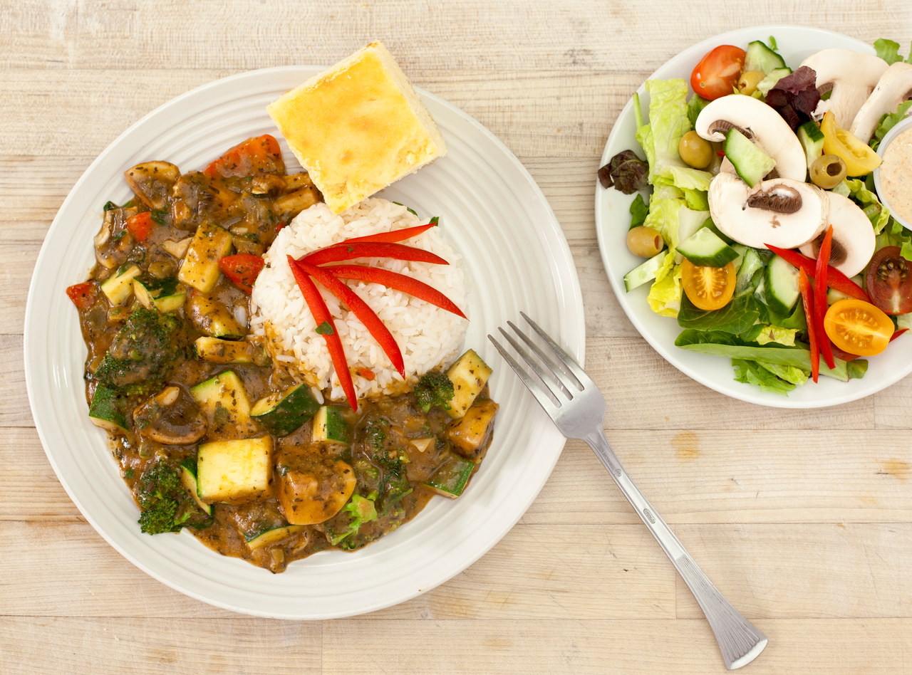 Creole Etouffee Plate by Chef Jemil Aziz Johnson