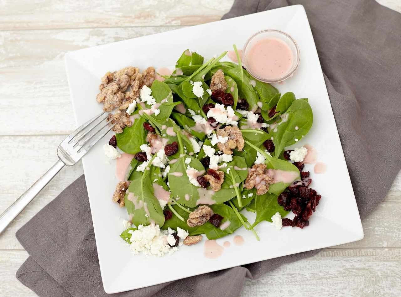 Spinach Pacifico Salad by Chef Frankie Morales - Cocina MX32