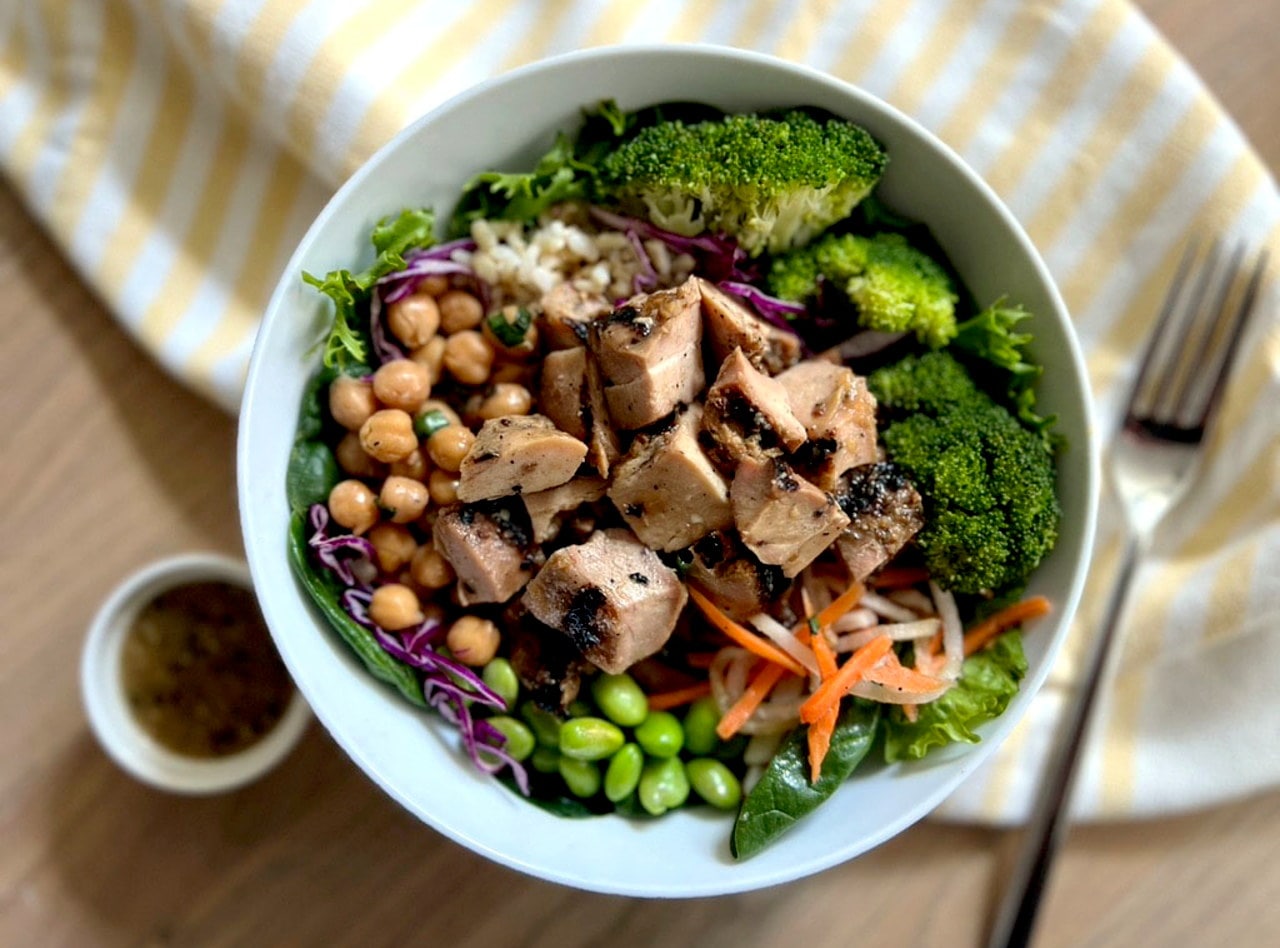 Gluten Free Buddha Bowl with Chicken Boxed Lunch by Chef Kay Kim